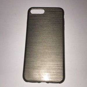 Basic gray iPhone plus case